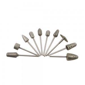 manicure diamond nail drill bit cuticle clean diamond bur for remove dead skin
