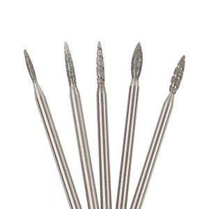 dia 1.8mm diamond nail drill bit nail rotary bit cutter for nail Beauty