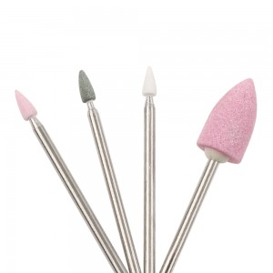 nail care tools corundum burrs ceramic nail drill bit for electric nail drill manicure