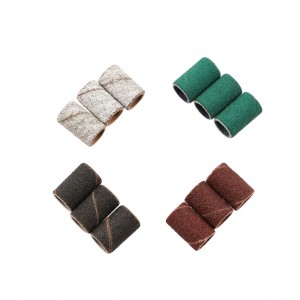 100pcs professional nail manicure sanding bands grit file sand piece set