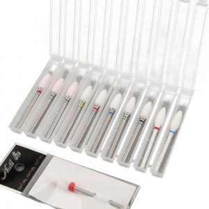 hot sale ceramic nail drill flame cutter electric drill bit for nails