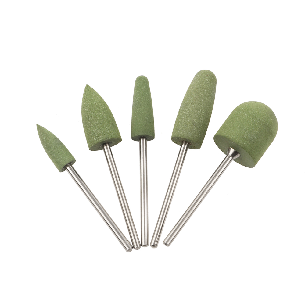 pedicure nail drill bit foot calluses smoothing nail bit silicone polisher