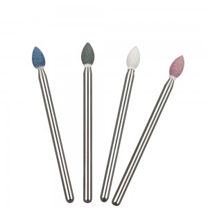 corundum nail drill bits stone burrs for electric nail drill