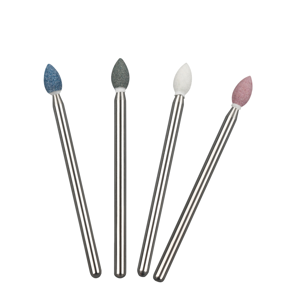 corundum nail drill bits stone burrs for electric nail drill