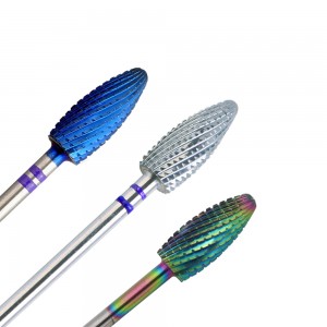 tungsten carbide safety nail drill bit for nail drill machine for pedicure nail H0615AP