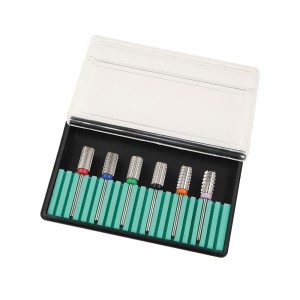Super sharp type carbide nail bits Cylinder End Cut, with Radius Rim Cut head size 6.6*12.7mm B0713BRS