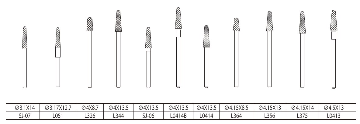 L shape-Taper Radius End 2