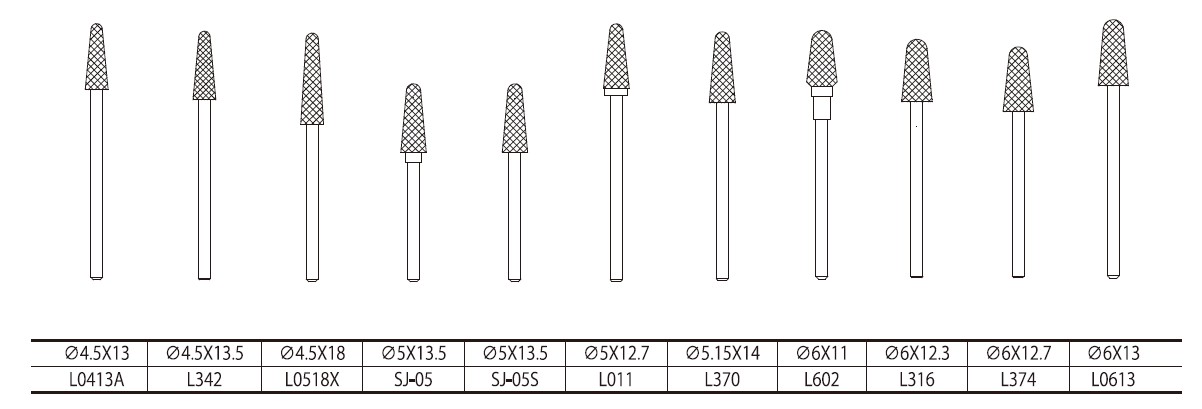 L shape-Taper Radius End 3