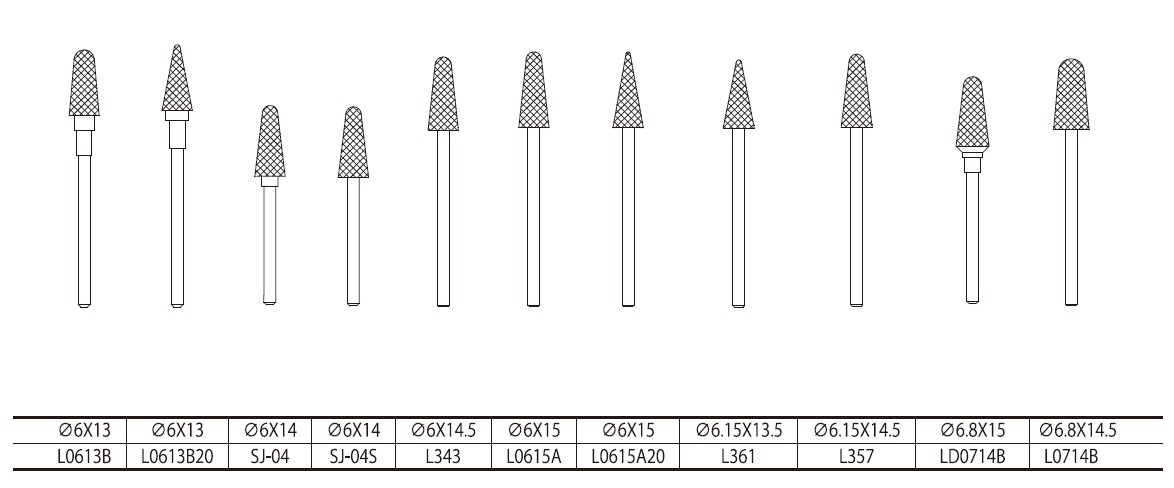 L shape-Taper Radius End 4