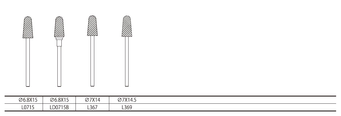 L shape-Taper Radius End 5
