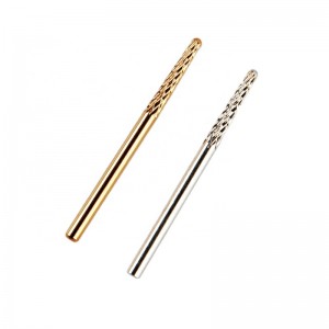 Carbide nail bits Sharp Carbide Burr,Taper Radius, Φ2.3×14.5, SJ-08S