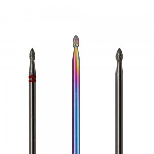 diamond cuticle nail drill bits nail care rotary tool pedicure nail file