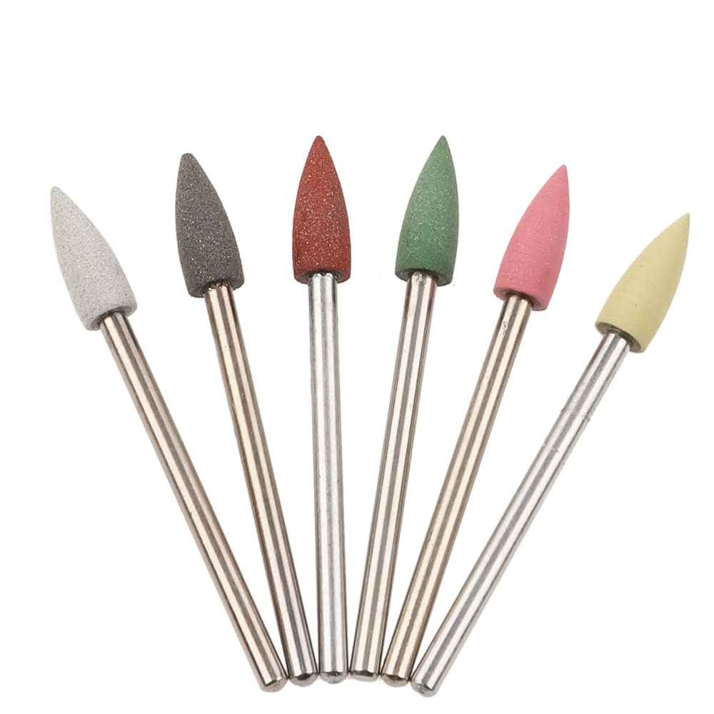 silicone nail polisher rubber remover manicure cutter grinding buffer file nail tools