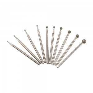 ball shape dia 2.3mm a diamond nail drill bits cuticle drill bits rotary burs