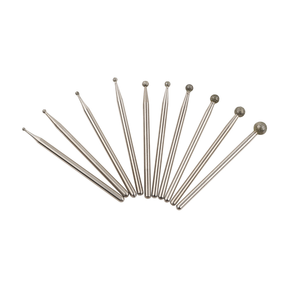 ball shape dia 2.3mm a diamond nail drill bits cuticle drill bits rotary burs