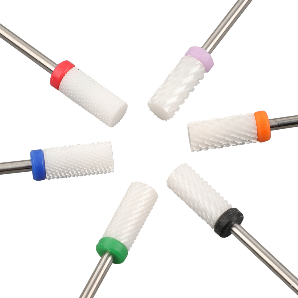 2019 nails supplies ceramic nail drill bit for nail polish machine