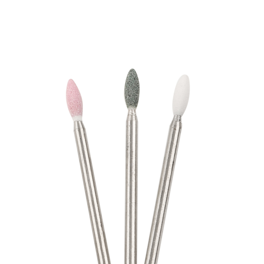 beauty supply flame corundum nail drill bit stone burr manicure tool